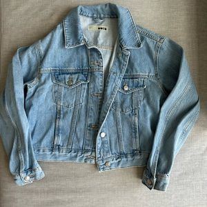 TopShop Moto Denim Jean Jacket